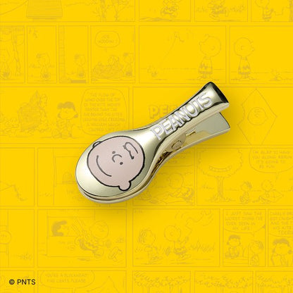 Esterbrook Cadeauset - 4 delig - Peanuts 75th Anniversary 'Charlie Brown' - Vulpen Medium - Balpen - Pen Case - Paper Clip