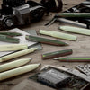 Kaweco - Bekking & Blitz - Schrijfwarenset - NOTEBOOK KLEIN 9,5X15 harde kaft groen - Vulpen Shadow Green Extra Breed - Met doosje vullingen