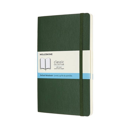 Moleskine Classic Notitieboek - Large - Softcover - Gestippeld - Mirte Groen
