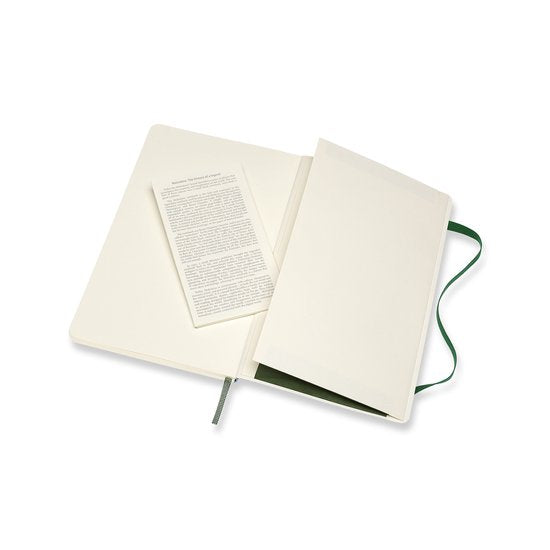 Moleskine Classic Notitieboek - Large - Softcover - Gelinieerd - Mirte Groen