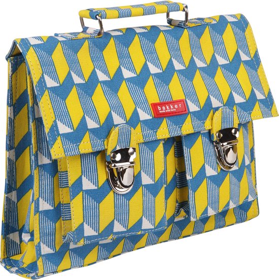 Bakker Made With Love - Faitraide - Schooltas - Schoudertas - Wantanabe Yellow - 30 x 37 x 8 cm