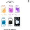 Octopus Write and Draw Ink Set BASIC MIX, watervaste inkt voor schrijven en tekenen, kalligrafie inkt, lichtechte tekeninkt voor vulpen, glaspen, penseel, 6 x 10 ml