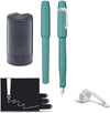 Kaweco - Vulpen met Clip - Perkeo Breezy Teal - Groen - Fine - Zwarte Twister - Doosje vullingen