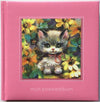 Poëziealbum - 16x16 - Blauw - Poes - Versjes - Gedicht - Cadeau - Sint - Geschenk - Knutselen - Hobby - Creatief - Scrapbook - Poezie