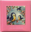 Poëziealbum - 16x16 - Blauw - vogels - Versjes - Gedicht - Cadeau - Sint - Geschenk - Knutselen - Hobby - Creatief - Scrapbook - Poezie