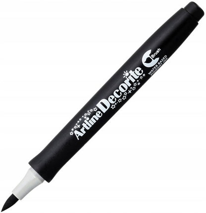 Artline Decorite Brush Marker Permanent Zwart