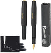 Kaweco Vulpen Sport Classic ZWART (BREED) met extra doosje vullingen