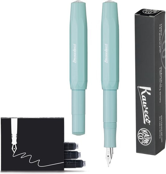 Kaweco - Vulpen - Sport Skyline Mint Fountain Pen - Extra Breed -  doosje vullingen