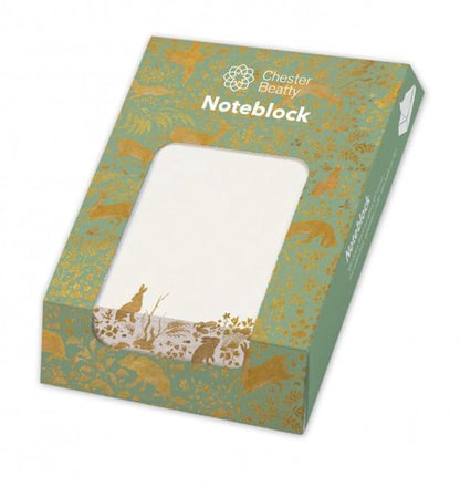 Bekking & Blitz - Memoblok - Memo blocnote - Notitieblok - Kunst - Dieren - Border details from the Book of Kings - Firdausi - Chester Beatty - Uniek design