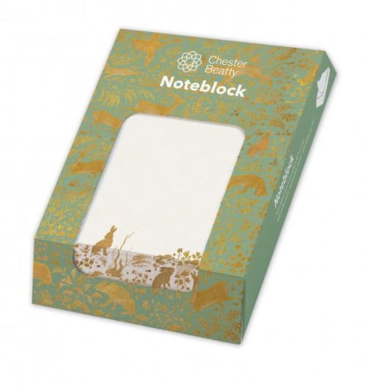 Bekking & Blitz - Memoblok - Memo blocnote - Notitieblok - Kunst - Dieren - Border details from the Book of Kings - Firdausi - Chester Beatty - Uniek design