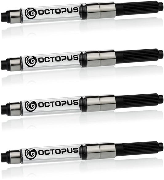 Octopus - 4 stuks - Converter - Zuigerconverter voor vulpen - standaard converter met een opening van 2,6 mm
