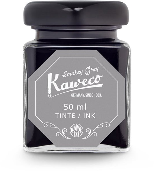 Kaweco - Ink bottle - Smokey Grey - potje vulpeninkt - Grijze originele Kaweco-inkt in 50 ml glas