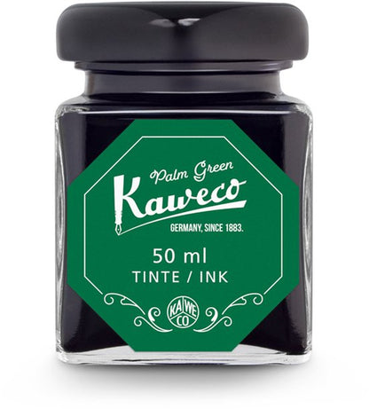Kaweco - Ink bottle en Mini Converter inklapbaar - Palm Green - potje vulpeninkt - Groene originele Kaweco-inkt in 50 ml glas