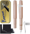 Kaweco Cadeauset - Vulpen - Nostalgic Octagonal Clip CHROME - ALUMINIUM SPORT - Sport Aluminium Rose Gold - BREED - Vintage blikje - Extra Doosje Vullingen