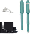 Kaweco - Vulpen met Clip - Perkeo Breezy Teal - Groen - Fine - Doosje vullingen
