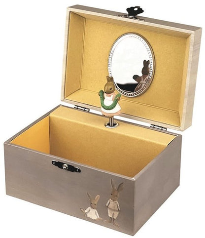 Egmont Toys Muziekdoos - Sieradenkistje - Thema verjaardag konijntjes - Sieradendoosje - 15 x 11.5 x 8.5 cm
