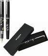 Platinum - Procyon Luster - Maki-E - Cranes over Moon - Black Mist - Fountain Pen - in giftbox - Penpunt: Medium - modern Japans ontwerp - Slip & Seal Mechanisme