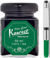 Kaweco - Ink bottle en Standaard Converter - Palm Green - potje vulpeninkt - Groene originele Kaweco-inkt in 50 ml glas - Converter met groene achterkant