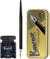 Kaweco - Fountain Pen - Special Dip Pen Black - in vintage blik - Potje inkt Pearl Black