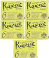 Kaweco Vulpen vullingen 5 doosjes Geel, Highlighter Yellow,