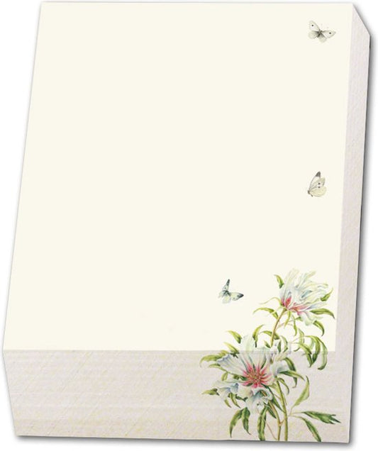 Memo blocnote: White Elegance, Janneke Brinkman-Salentijn