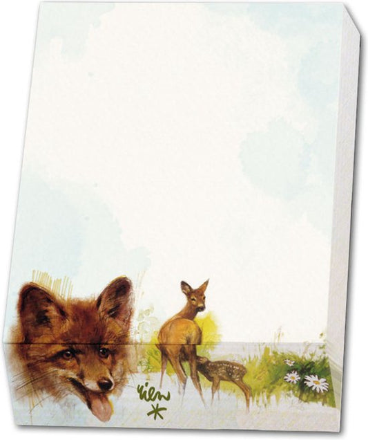 Memo blocnote: Drawn to Nature, Rien Poortvliet
