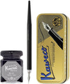 Kaweco - Fountain Pen - Special Dip Pen Black - in vintage blik - Potje inkt Smokey Grey 60cc