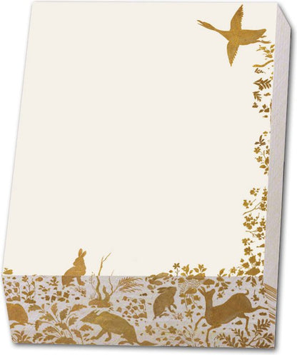 Bekking & Blitz - Memoblok - Memo blocnote - Notitieblok - Kunst - Dieren - Border details from the Book of Kings - Firdausi - Chester Beatty - Uniek design