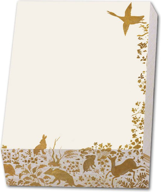 Bekking & Blitz - Memoblok - Memo blocnote - Notitieblok - Kunst - Dieren - Border details from the Book of Kings - Firdausi - Chester Beatty - Uniek design