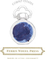Ferris Wheel Press - schrijfinkt - klein flesje 10cc - Everyday Collection | Cobalt Estates Ink 10ml