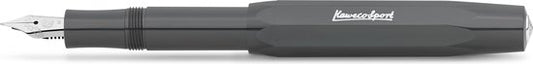 Kaweco - Vulpen - Sport Skyline Grijs Fountain Pen - Breed -  doosje vullingen