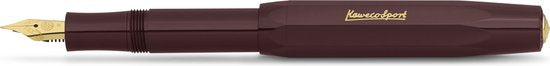Kaweco - Vulpen - CLASSIC SPORT Burgundy Fountain Pen - Breed - Doosje Vullingen