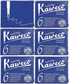 Kaweco Vulpen vullingen Blauw, Royal Blue, 6 doosjes