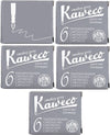 Kaweco Vulpen vullingen 5 doosjes Grijs, Smokey Grey