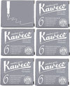 Kaweco Vulpen vullingen Grijs, Smokey Grey, 6 doosjes