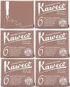 Kaweco - Vulpen vullingen - 6 doosjes - Bruin - Sepia Bruin, Caramel Bruin