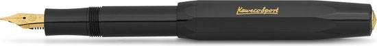 Kaweco - Vulpen - CLASSIC SPORT ZWART Fountain Pen - Medium - Doosje Vullingen