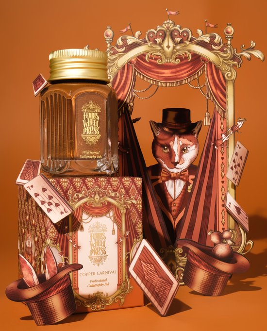 Ferris Wheel - Calligraphy inkt - 28ml - Copper Carnival