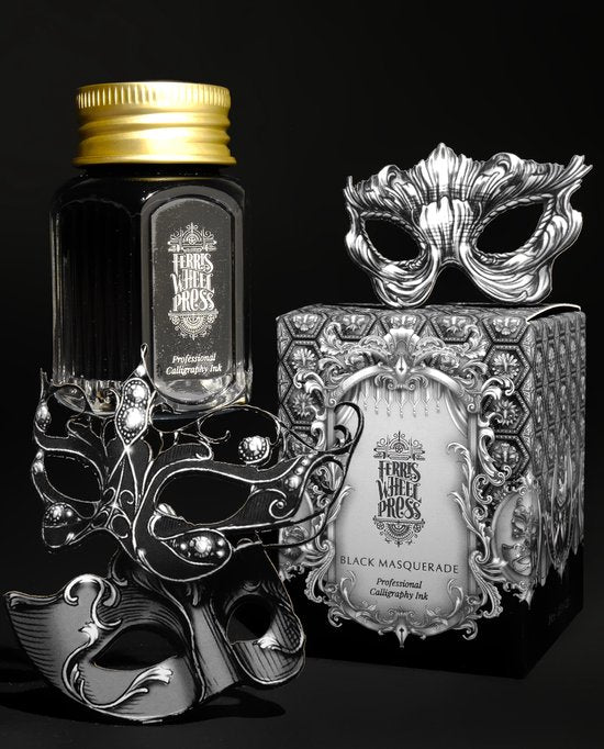 Ferris Wheel - Calligraphy inkt - 28ml - Black Masquerade