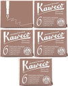 Kaweco - Vulpen vullingen - 5 doosjes Bruin - Sepia Bruin, Caramel Bruin