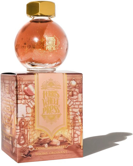 Ferris Wheel - Schrijfinkt - 20ml - FerriTales | The Three Little Pigs - Oinking Embers - bruin