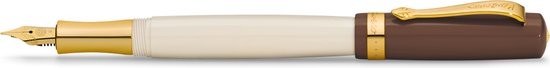Kaweco - Vulpen - Kaweco STUDENT Fountain Pen 20’s Jazz - Bruin Ivory - Met extra doosje vullingen - Extra Breed