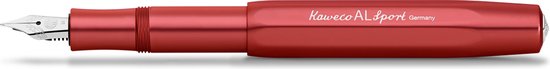 Kaweco Cadeauset - Vulpen - ALUMINIUM SPORT - RED - Medium - Vintage blikje - Extra Doosje Vullingen
