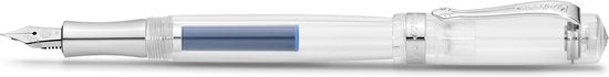 Kaweco - STUDENT - Fountain Pen - Clear Transparent - met extra doosje zwarte vullingen - (F) Fine (1 vulpen)