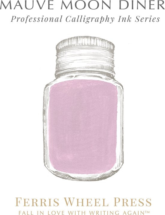 Ferris Wheel Press - Calligraphy Inkt - 28ml - Mauve Moon Diner