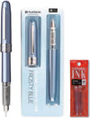 Platinum Japan - Plaisir Fountain Pen - Medium - Vulpen - FrostyBlue - penpunt: Medium 05 - Met extra vullingen Rood