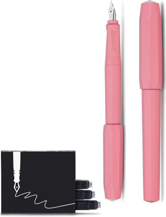 Kaweco - Vulpen - Perkeo Peony Blossom - Roze - Medium - Doosje vullingen
