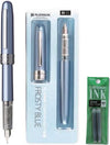 Platinum Japan - Plaisir Fountain Pen - FIJN - Vulpen - FrostyBlue - penpunt: fijn 03 - Met extra navullingen Groen