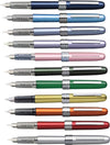 Platinum Japan - Plaisir Fountain Pen - FIJN - Vulpen - Blauw - penpunt: fijn 03 - Met extra navullingen Groen