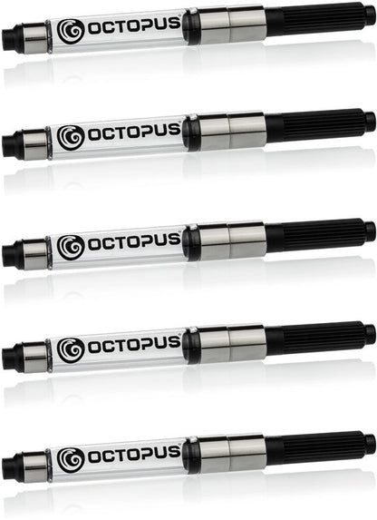 Octopus - 5 stuks - Converter - Zuigerconverter voor vulpen - standaard converter met een opening van 2,6 mm